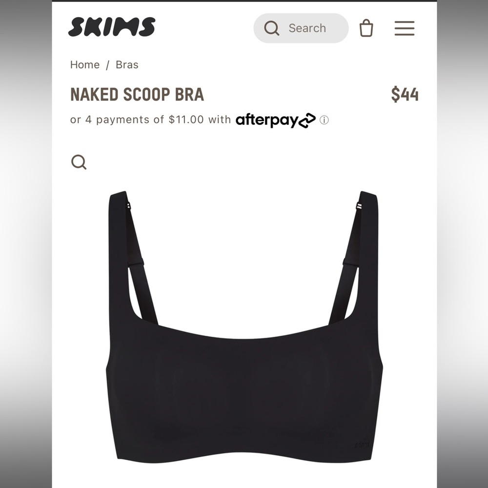 SKIMS naked scoop bra